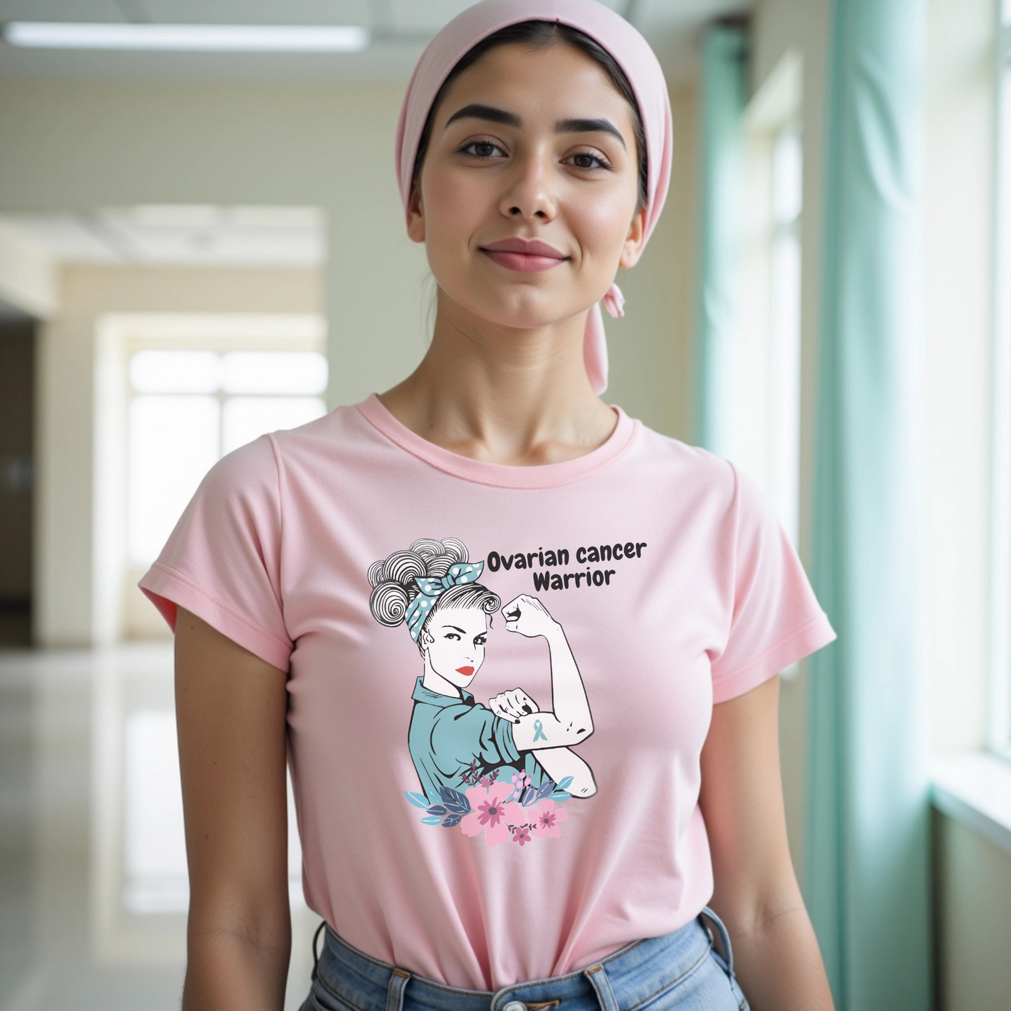 Ovarian Warrior🎗️ Cancer Support T-shirt