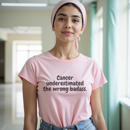 Underestimated🎗️ Cancer Support T-shirt