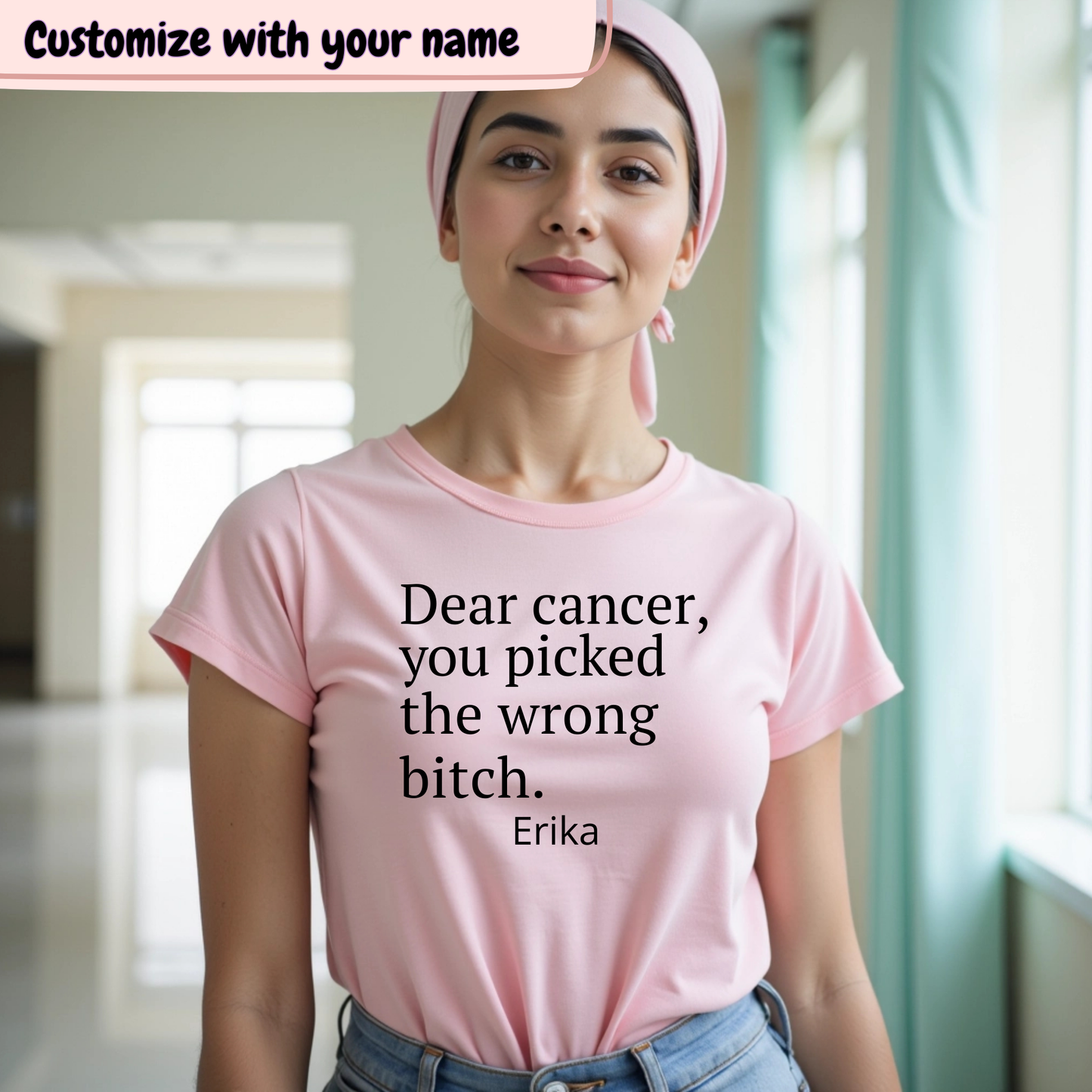 Dear🎗️(PERSONALIZED) Cancer Support T-shirt