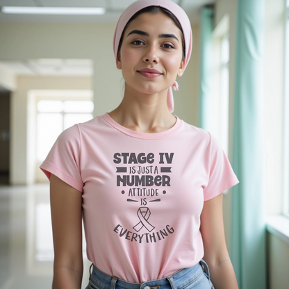 Stage IV🎗️ Cancer Support T-shirt