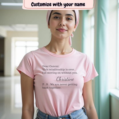 Over🎗️(PERSONALIZED) Cancer Support T-shirt