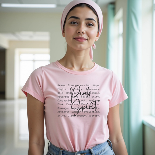 Pink Spirit🎗️ Cancer Support T-shirt