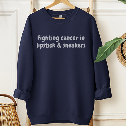 Lipstick🎗️Cancer support Sweatshirt