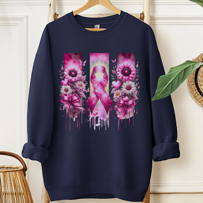Breast Flowers🎗️Cancer support Sweatshirt