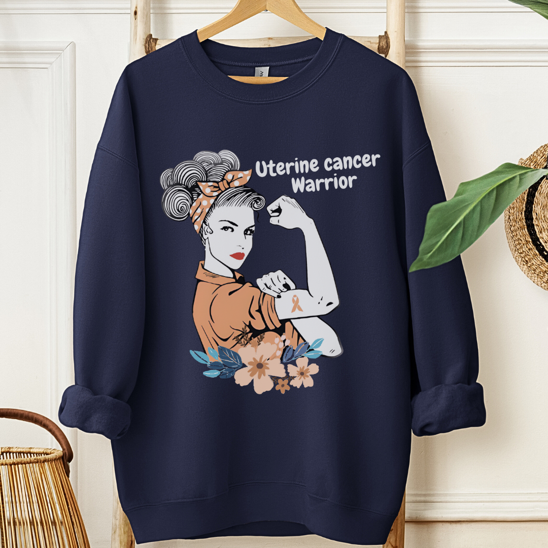 Uterine Cancer Warrior🎗️Cancer support Sweatshirt