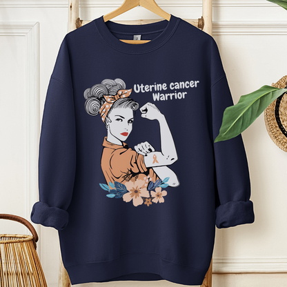 Uterine Cancer Warrior🎗️Cancer support Sweatshirt