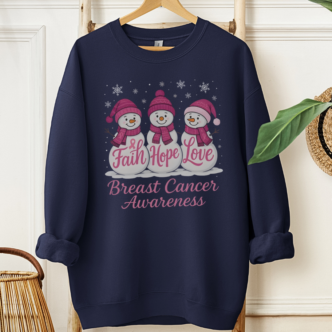 Snow🎗️Cancer support Sweatshirt (Christmas Limited Edition)