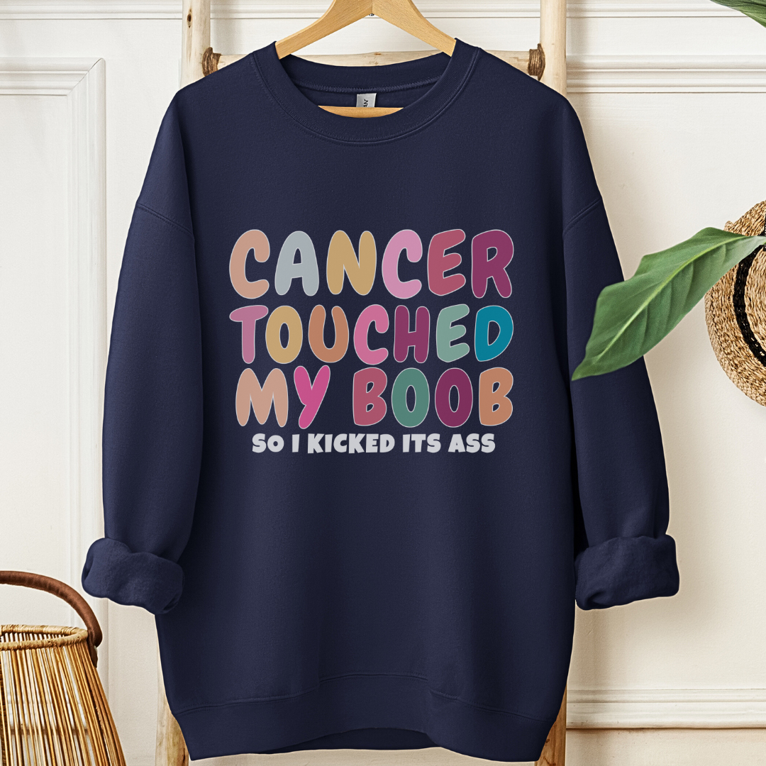 My boob🎗️Cancer support Sweatshirt