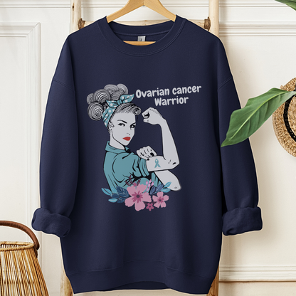 Ovarian Cancer Warrior🎗️Cancer support Sweatshirt