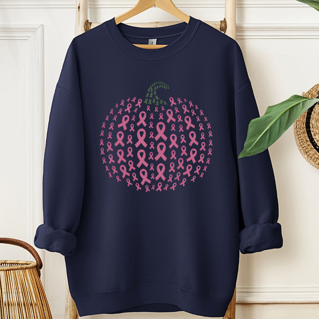 Pumpkin Ribbon🎗️Cancer support Sweatshirt
