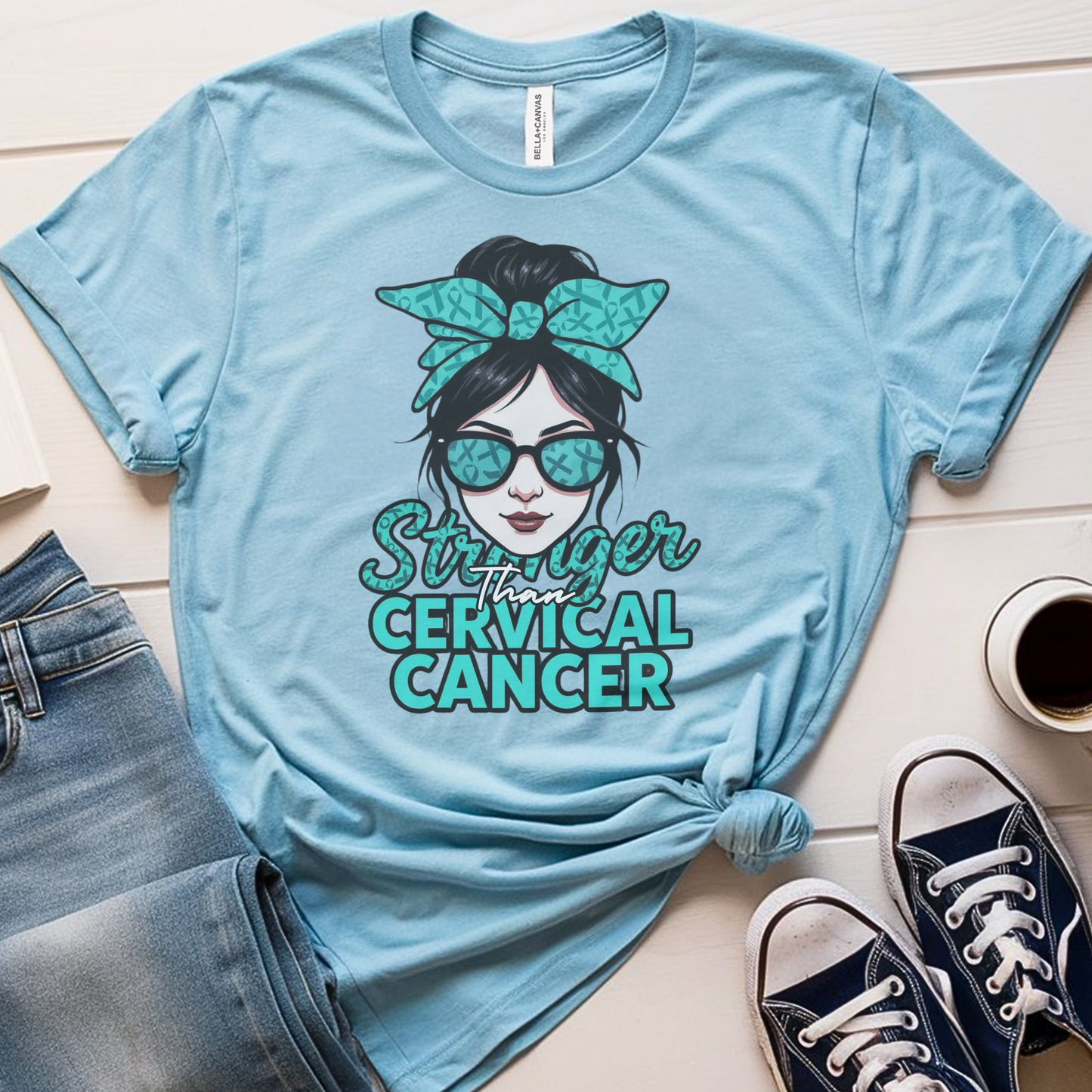 Cervical🎗️ Cancer Support T-shirt