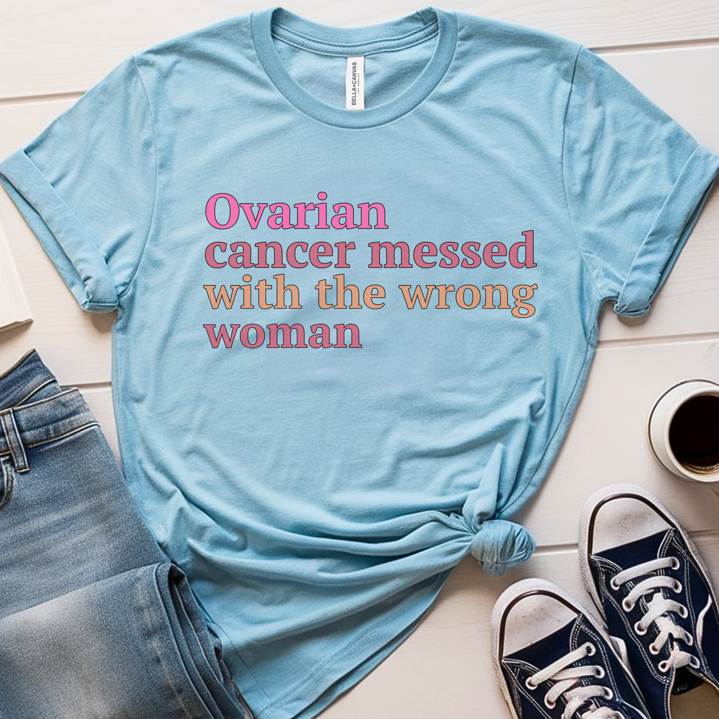 Ovarian🎗️ Cancer Support T-shirt