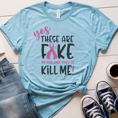 Fake🎗️Cancer Support T-shirt