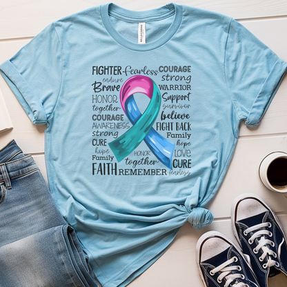 Thyroid🎗️ Cancer Support T-shirt