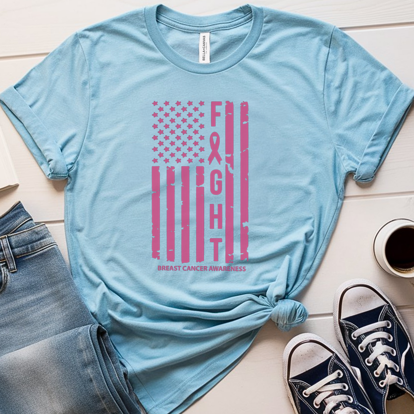 Flag🎗️Cancer Support T-shirt