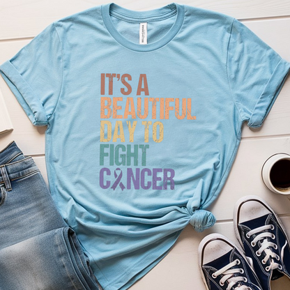 Beautiful🎗️ Cancer Support T-shirt