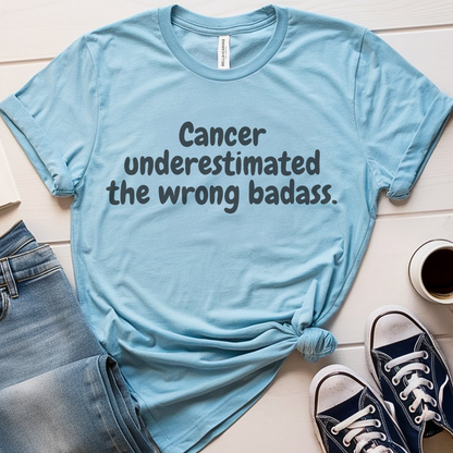 Underestimated🎗️ Cancer Support T-shirt