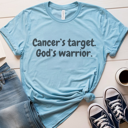 God's warrior🎗️ Cancer Support T-shirt