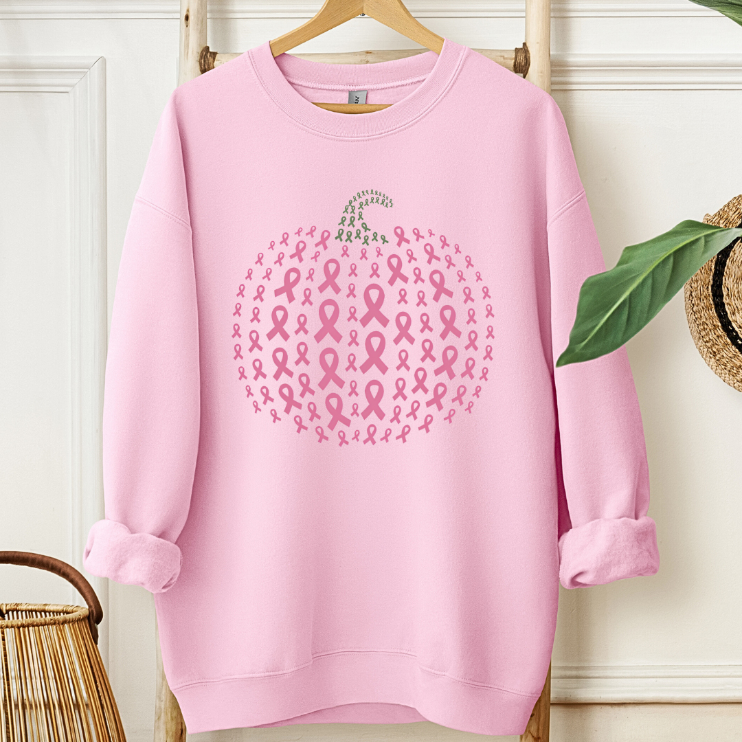 Pumpkin Ribbon🎗️Cancer support Sweatshirt