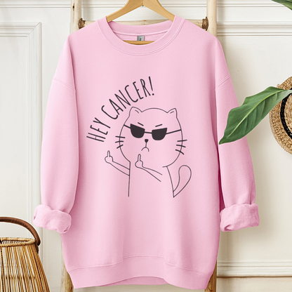 Hey Cancer🎗️Cancer support Sweatshirt