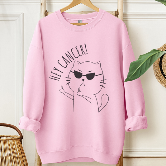Hey Cancer🎗️Cancer support Sweatshirt