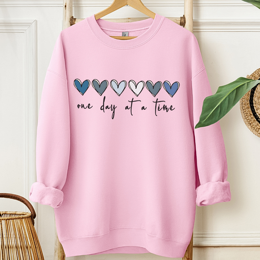 One day (hearts) 🎗️Cancer Support Sweatshirt