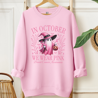 In October🎗️Cancer support Sweatshirt