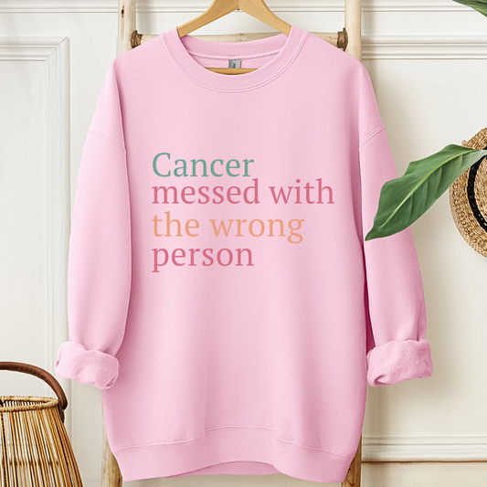 Messed🎗️Cancer support Sweatshirt