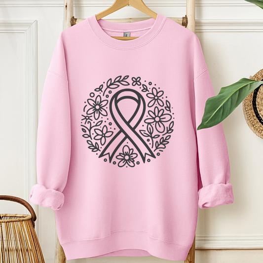 Floral Hope🎗️Cancer support Sweatshirt