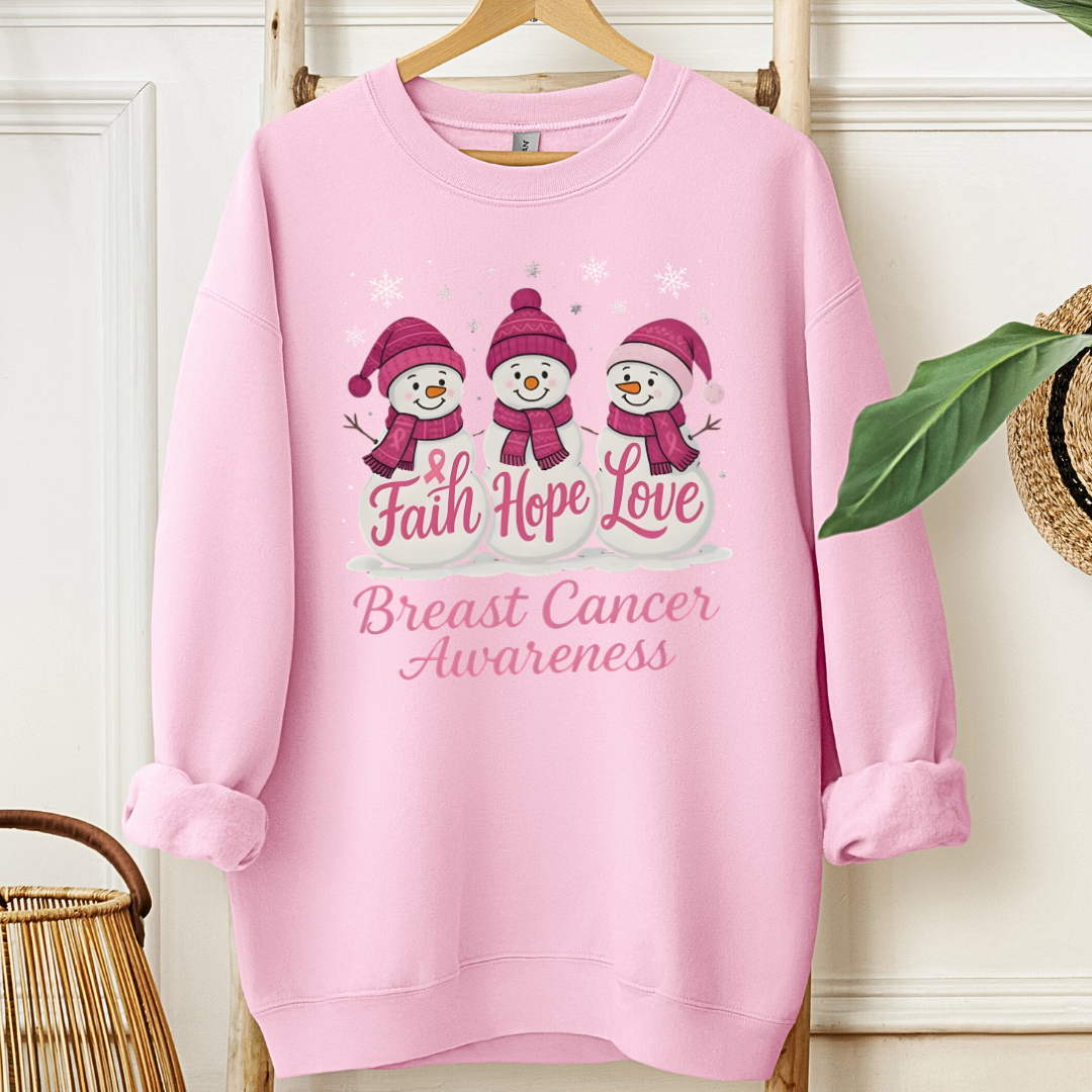 Snow🎗️Cancer support Sweatshirt (Christmas Limited Edition)