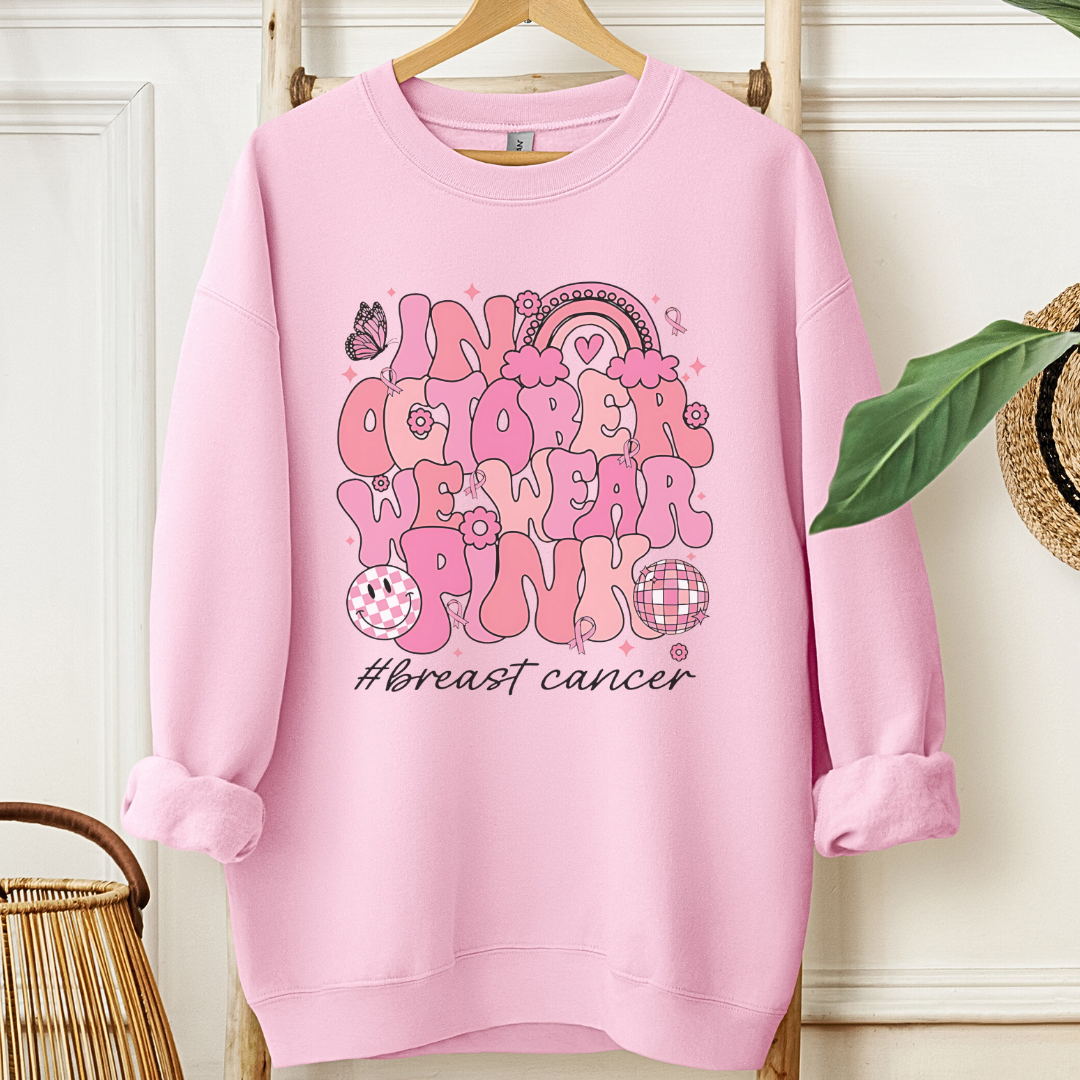 October🎗️Cancer support Sweatshirt
