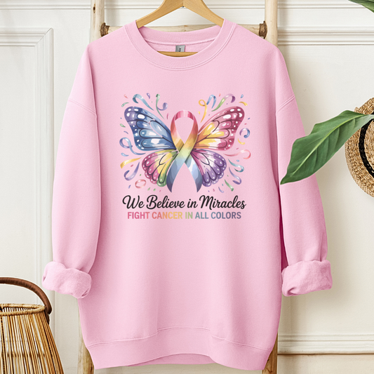 Miracle🎗️Cancer support Sweatshirt