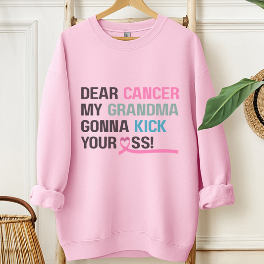Grandma gonna kick🎗️Cancer support Sweatshirt