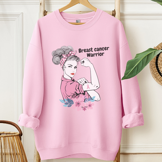 Breast Cancer Warrior🎗️Cancer support Sweatshirt