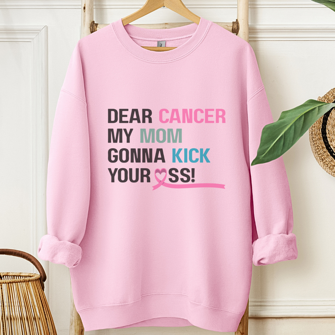 Mom Gonna Kick🎗️Cancer support Sweatshirt