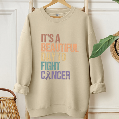 Beautiful🎗️Cancer support Sweatshirt