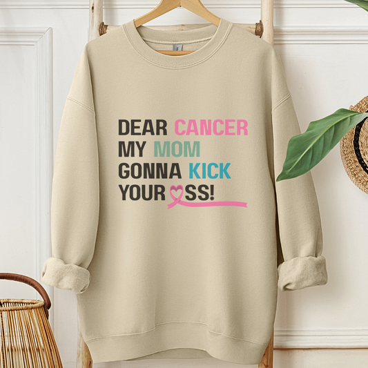 Mom Gonna Kick🎗️Cancer support Sweatshirt