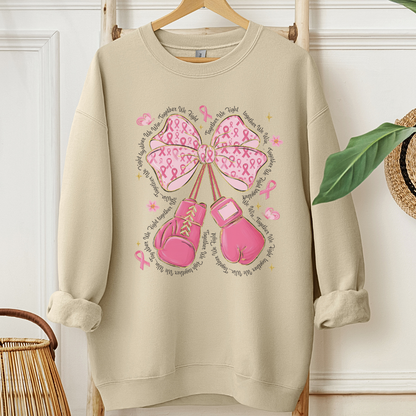 Boxing🎗️Cancer support Sweatshirt