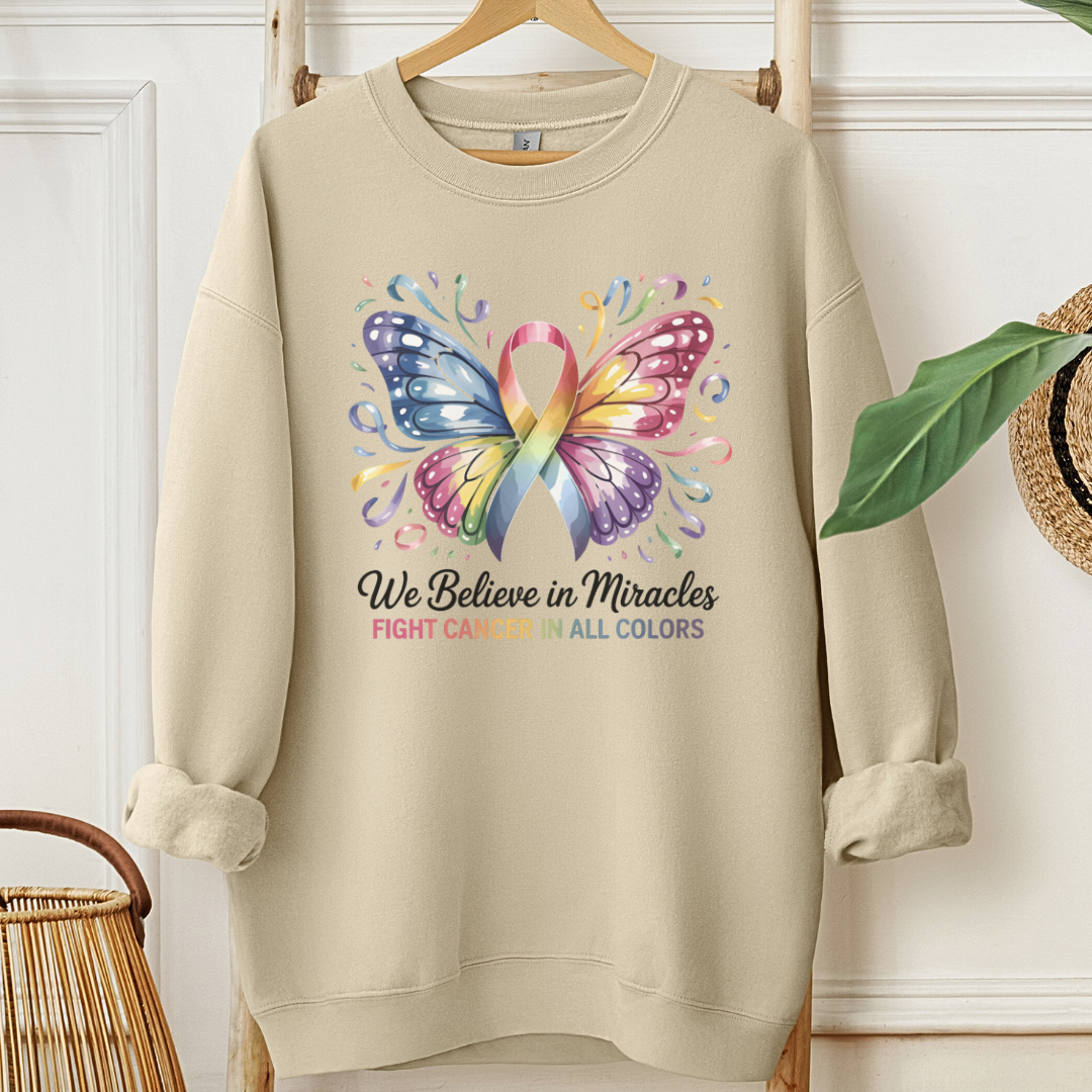 Miracle🎗️Cancer support Sweatshirt