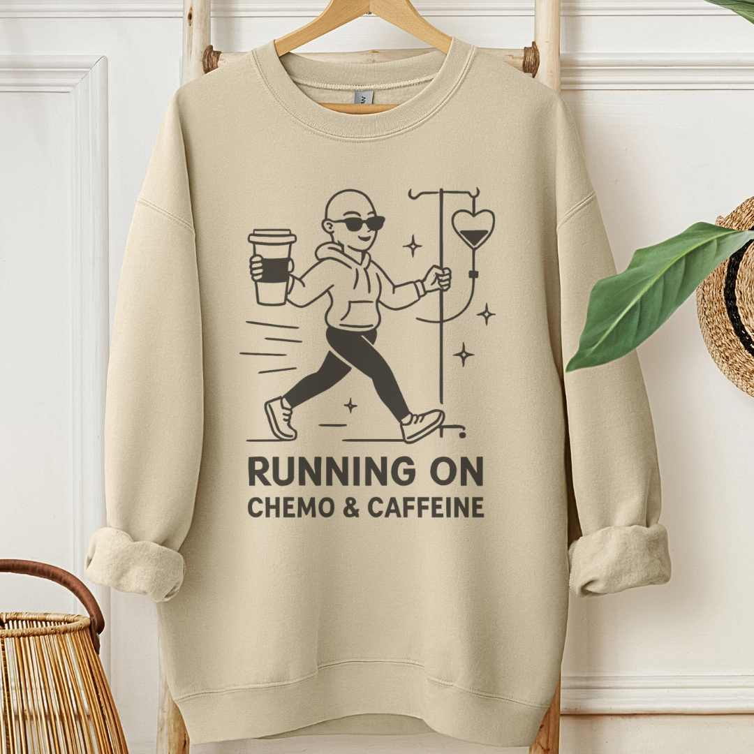 Running🎗️Cancer support Sweatshirt