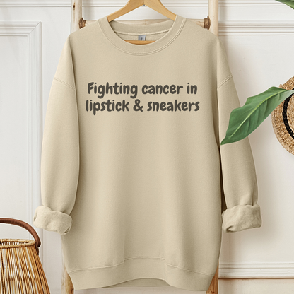 Lipstick🎗️Cancer support Sweatshirt