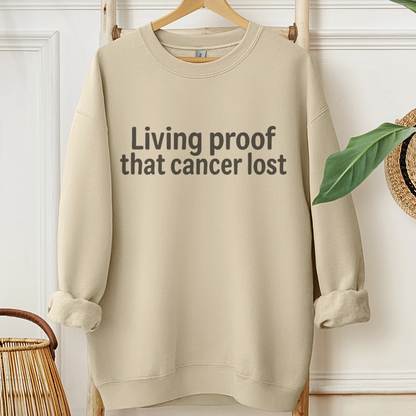 Living🎗️Cancer support Sweatshirt