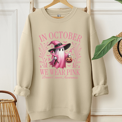 In October🎗️Cancer support Sweatshirt