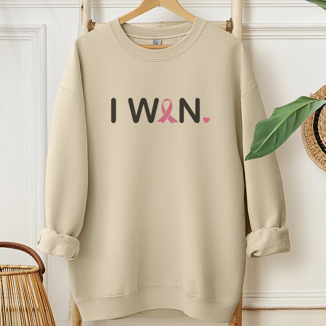I won Ribbon🎗️Cancer support Sweatshirt
