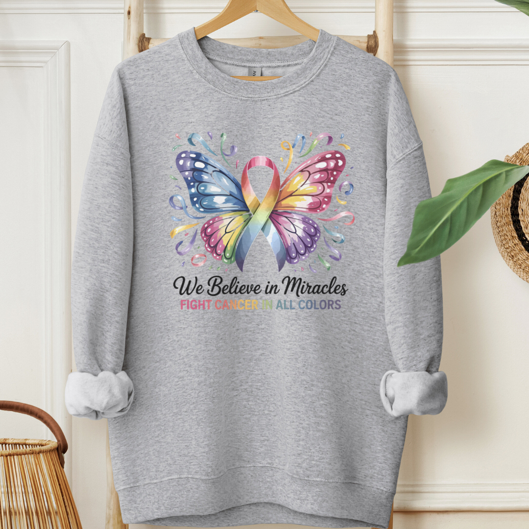 Miracle🎗️Cancer support Sweatshirt