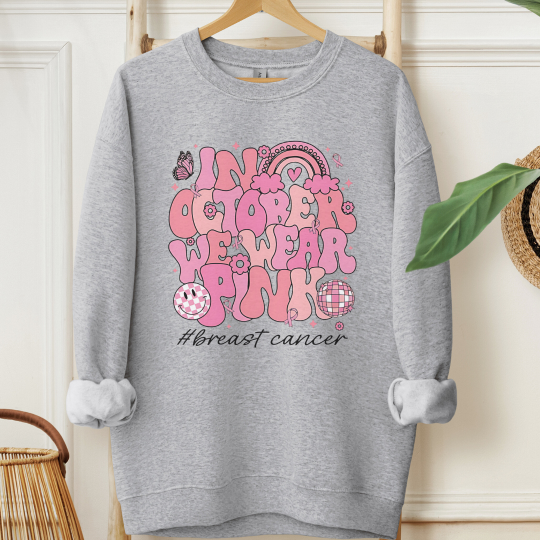 October🎗️Cancer support Sweatshirt