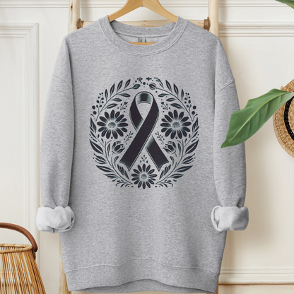 Floral🎗️Cancer support Sweatshirt