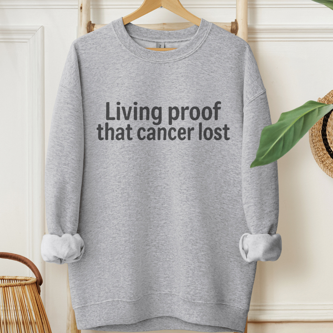 Living🎗️Cancer support Sweatshirt