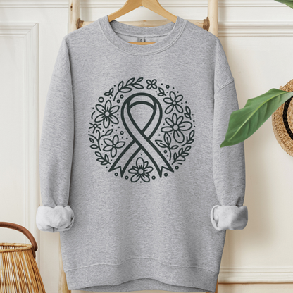 Floral Hope🎗️Cancer support Sweatshirt
