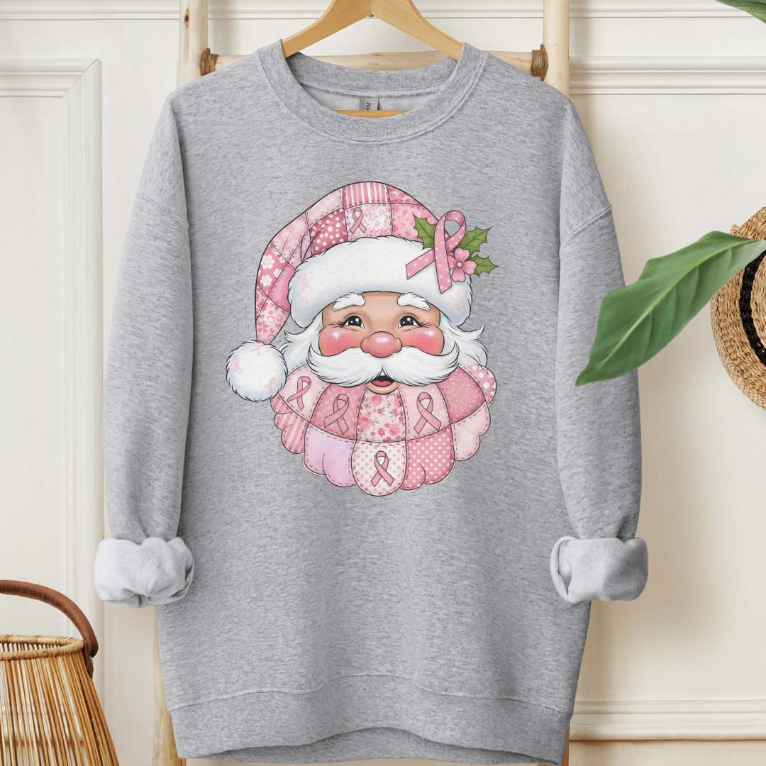 Santa🎗️Cancer support Sweatshirt (Christmas Limited Edition)